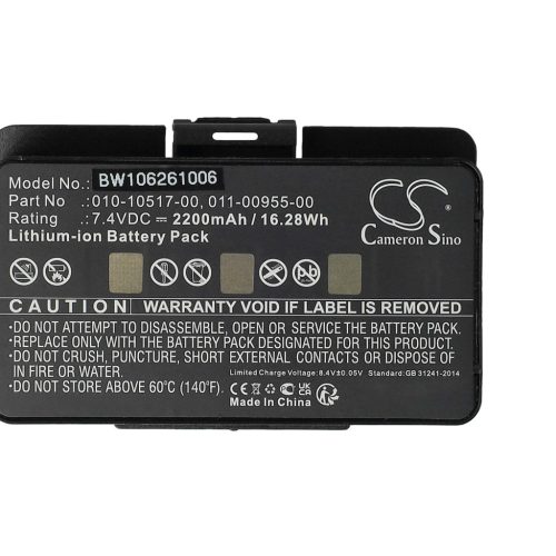 VHBW GPS Akku 010-10517-00, 010-10517-01, 011-00955-00, 01070800001 - 2200 mAh 7,4 V Li-Ion