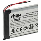 VHBW GPS Battery Garmin 361-00019-02 - 1250 mAh 3.7 V Li-polymer