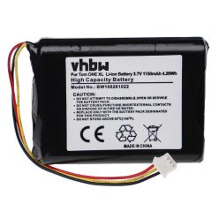   VHBW GPS Battery Maxwell IPC653443 replacement - 1150 mAh 3.7 V Li-Ion