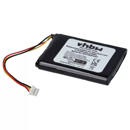 VHBW GPS Battery Maxwell IPC653443 replacement - 950 mAh 3.7 V Li-Ion