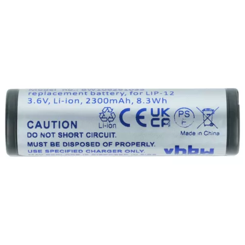 VHBW Handheld Computer Battery HP F1287A, F1255A, F1255-80055 - 2300 mAh 3.6 V Li-Ion