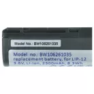 VHBW Handheld Computer Battery HP F1287A, F1255A, F1255-80055 - 2300 mAh 3.6 V Li-Ion