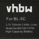 VHBW Bluetooth GPS Empfänger Akku HXE-W01, HX-N3650A, BA-01 - 700 mAh 3,7 V Li-Ion