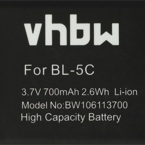 VHBW Bluetooth GPS Empfänger Akku HXE-W01, HX-N3650A, BA-01 - 700 mAh 3,7 V Li-Ion