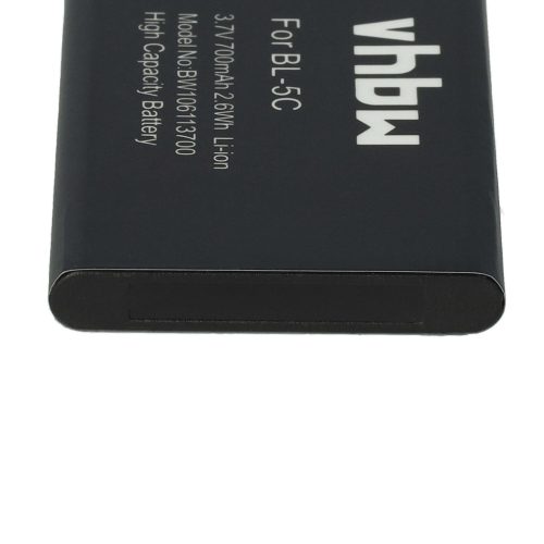VHBW Bluetooth GPS Empfänger Akku HXE-W01, HX-N3650A, BA-01 - 700 mAh 3,7 V Li-Ion