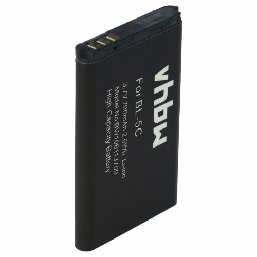VHBW Bluetooth GPS Empfänger Akku HXE-W01, HX-N3650A, BA-01 - 700 mAh 3,7 V Li-Ion