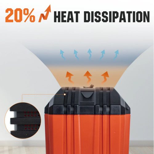 Eco-Worthy 12.8V 20Ah LiFePO4 Lítium akkumulátor (BMS védelemmel, kültéri) elektromos eszközökhöz