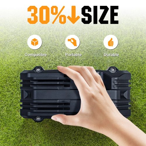 Eco-Worthy 12.8V 20Ah LiFePO4 Lítium akkumulátor (BMS védelemmel, kültéri) elektromos eszközökhöz