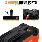 Eco-Worthy 12.8V 20Ah LiFePO4 Lítium akkumulátor (BMS védelemmel, kültéri) elektromos eszközökhöz