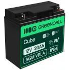 AGM VRLA maintenance-free lead-acid battery / battery 12V 20Ah AGM10 for boats, scooters, electric vehicles, toys