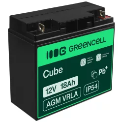   AGM VRLA maintenance-free lead-acid battery / battery 12V 18Ah AGM09 for boats, scooters, electric vehicles, toys