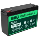 AGM VRLA maintenance-free lead-acid battery / battery 6V 12Ah AGM01 for alarms, cash registers, toys