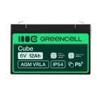 AGM VRLA gondozásmentes ólom akkumulátor / akku 6V 12Ah AGM01 riasztókhoz, pénztárgépekhez, játékokhoz