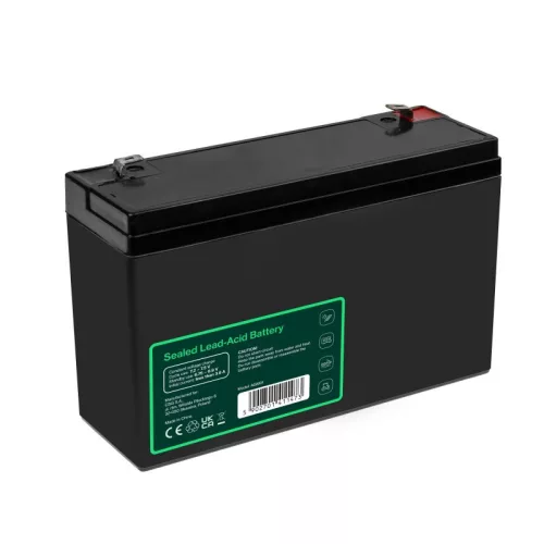 AGM VRLA maintenance-free lead-acid battery / battery 6V 12Ah AGM01 for alarms, cash registers, toys