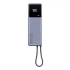 Xiaomi 165W Power Bank 10000 mAh – beépített USB-C kábellel és kijelzővel