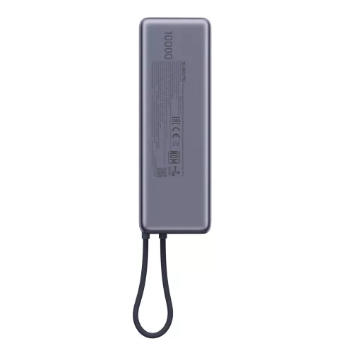 Xiaomi 165W Power Bank 10000 mAh – beépített USB-C kábellel és kijelzővel