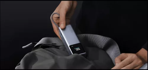 Xiaomi 165W Power Bank 10000 mAh – beépített USB-C kábellel és kijelzővel