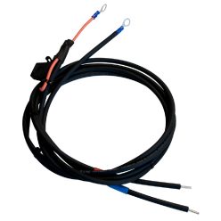   Battery cable with 20 A fuse 2 x 4.0 mm² and eyelet rings M8