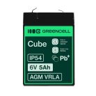 AGM VRLA wartungsfreier Bleiakku / Akku 6V 5Ah AGM11 für Alarmanlagen, Registrierkassen, Spielzeuge