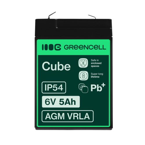 AGM VRLA wartungsfreier Bleiakku / Akku 6V 5Ah AGM11 für Alarmanlagen, Registrierkassen, Spielzeuge