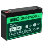 AGM VRLA maintenance-free lead-acid battery / battery 6V 7Ah AGM12 for alarms, cash registers, toys