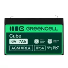 AGM VRLA maintenance-free lead-acid battery / battery 6V 7Ah AGM12 for alarms, cash registers, toys