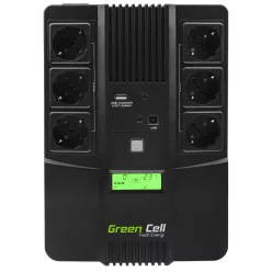   Green Cell UPS Uninterruptible Power Supply AiO 800VA LCD Display UPS07