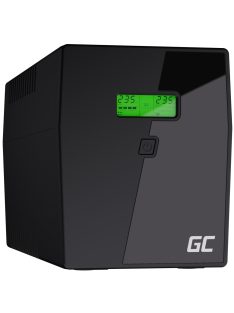   Green Cell UPS Szünetmentes tápegység Microsine 2000VA LCD kijelző UPS09
