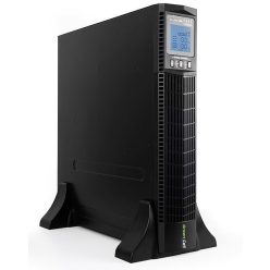   Green Cell UPS Szünetmentes tápegység Online RTII 1000VA LCD kijelző UPS13