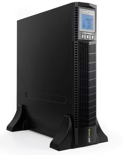 Green Cell UPS Szünetmentes tápegység Online RTII 1000VA LCD kijelző UPS13