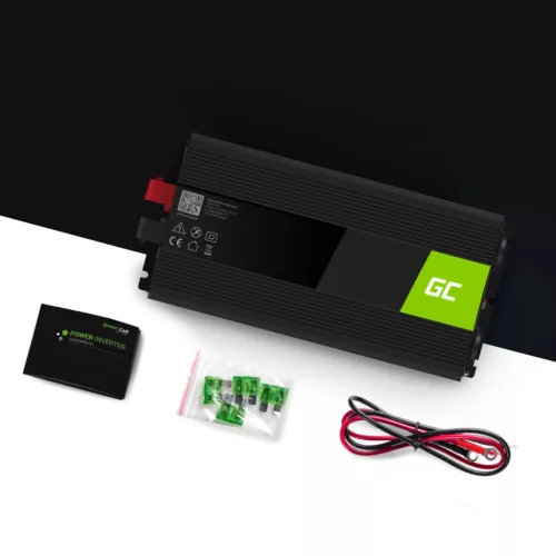 Green Cell Auto Inverter 12V auf 230V (Spannungswandler) 2000W/4000W Reiner Sinus INV11 für PKW, Wohnmobil, Wohnwagen