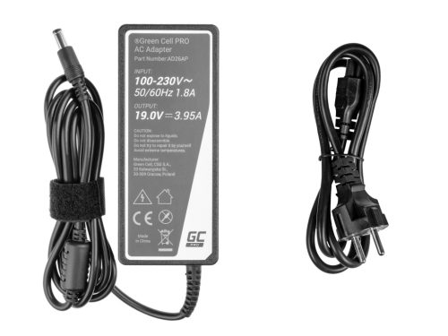 Laptop GC laptop power adapter Toshiba Asus 75W / 19V 3.95A / 5.5mm-2.5mm AD26AP