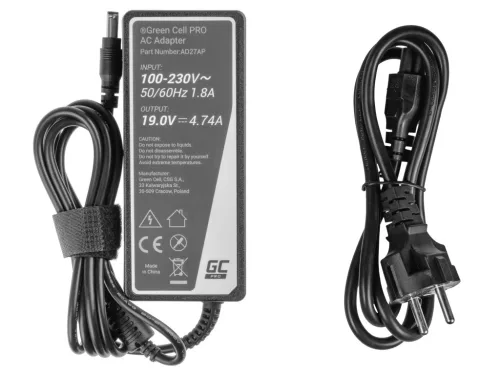 GC laptop hálózati töltő Asus K50IJ K52 K52J K52F X53S K53S X54H X54C Toshiba Satellite A200 A300 19V 4.74A AD27AP