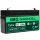AGM VRLA maintenance-free lead-acid battery / battery 6V 1.3Ah AGM13 for alarms, cash registers, toys
