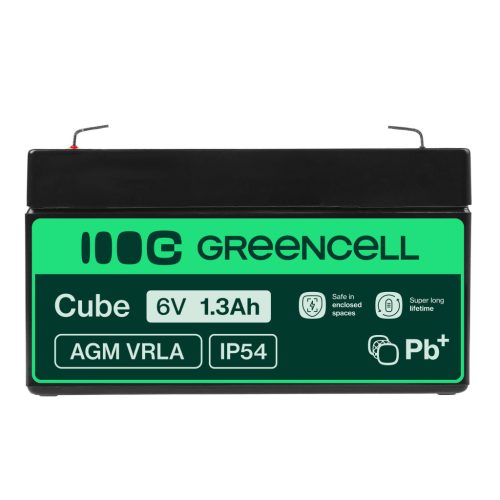 AGM VRLA wartungsfreier Bleiakku / Akku 6V 1.3Ah AGM13 für Alarmanlagen, Registrierkassen, Spielzeuge