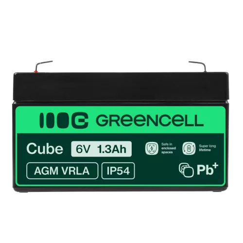 AGM VRLA maintenance-free lead-acid battery / battery 6V 1.3Ah AGM13 for alarms, cash registers, toys