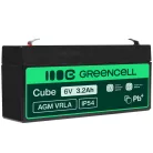 AGM VRLA maintenance-free lead-acid battery / battery 6V 3.3Ah AGM14 for alarms, cash registers, toys
