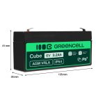 AGM VRLA wartungsfreier Bleiakku / Akku 6V 3.3Ah AGM14 für Alarmanlagen, Registrierkassen, Spielzeuge