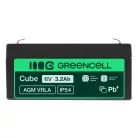 AGM VRLA maintenance-free lead-acid battery / battery 6V 3.3Ah AGM14 for alarms, cash registers, toys