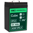 AGM VRLA maintenance-free lead-acid battery / battery 6V 4Ah AGM15 for alarms, cash registers, toys