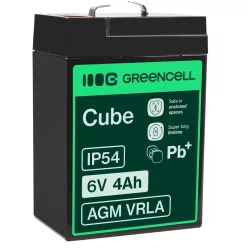   AGM VRLA maintenance-free lead-acid battery / battery 6V 4Ah AGM15 for alarms, cash registers, toys