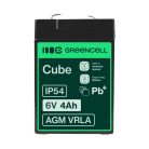 AGM VRLA wartungsfreier Bleiakku / Akku 6V 4Ah AGM15 für Alarmanlagen, Registrierkassen, Spielzeuge