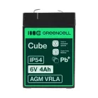 AGM VRLA maintenance-free lead-acid battery / battery 6V 4Ah AGM15 for alarms, cash registers, toys