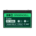 AGM VRLA wartungsfreier Bleiakku / Akku 6V 10 Ah AGM16 für Alarmanlagen, Registrierkassen, Spielzeuge