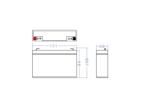 AGM VRLA wartungsfreier Bleiakku / Akku 6V 10 Ah AGM16 für Alarmanlagen, Registrierkassen, Spielzeuge