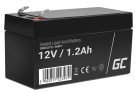 AGM VRLA Maintenance-Free Lead Acid Battery / Accumulator 12V 1.2Ah AGM17 for Alarms, Cash Registers, Toys