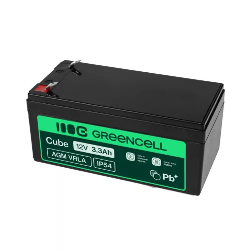 AGM VRLA maintenance-free lead-acid battery / battery 12V 3.3Ah AGM19 for alarms, cash registers, toys