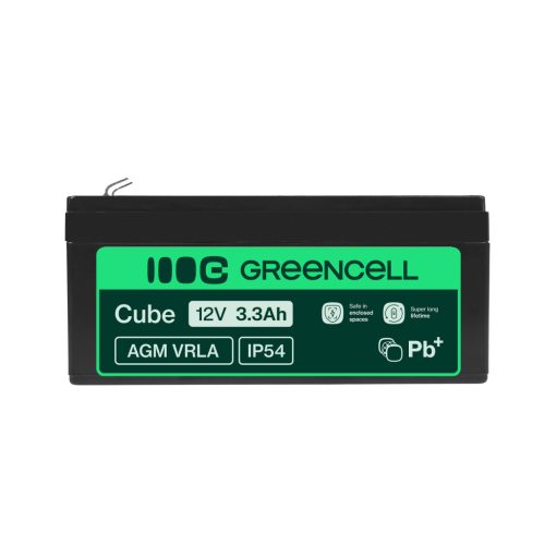 AGM VRLA wartungsfreier Bleiakku / Akku 12V 3.3Ah AGM19 für Alarmanlagen, Registrierkassen, Spielzeuge