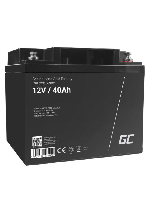 AGM akkumulátor / akku VRLA 12V 40 Ah AGM22