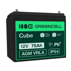   AGM VRLA wartungsfreier Bleiakku / Akku 12V 75Ah AGM25 für Wohnmobile, Solarsysteme, Boote